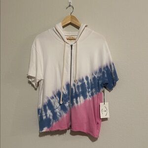 Electric & Rose Zip-Up Hoodie